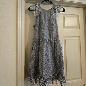 Copper Key Plaid Dress with Lace from Dillard's